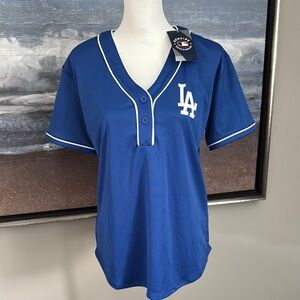 Blue LA Dodgers Jersey Shirt